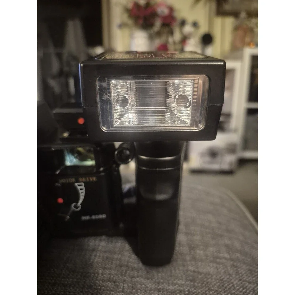 Canon Nokina NK-8080 Motor Drive Red Eye Reduction w/Bag Tested and Working.